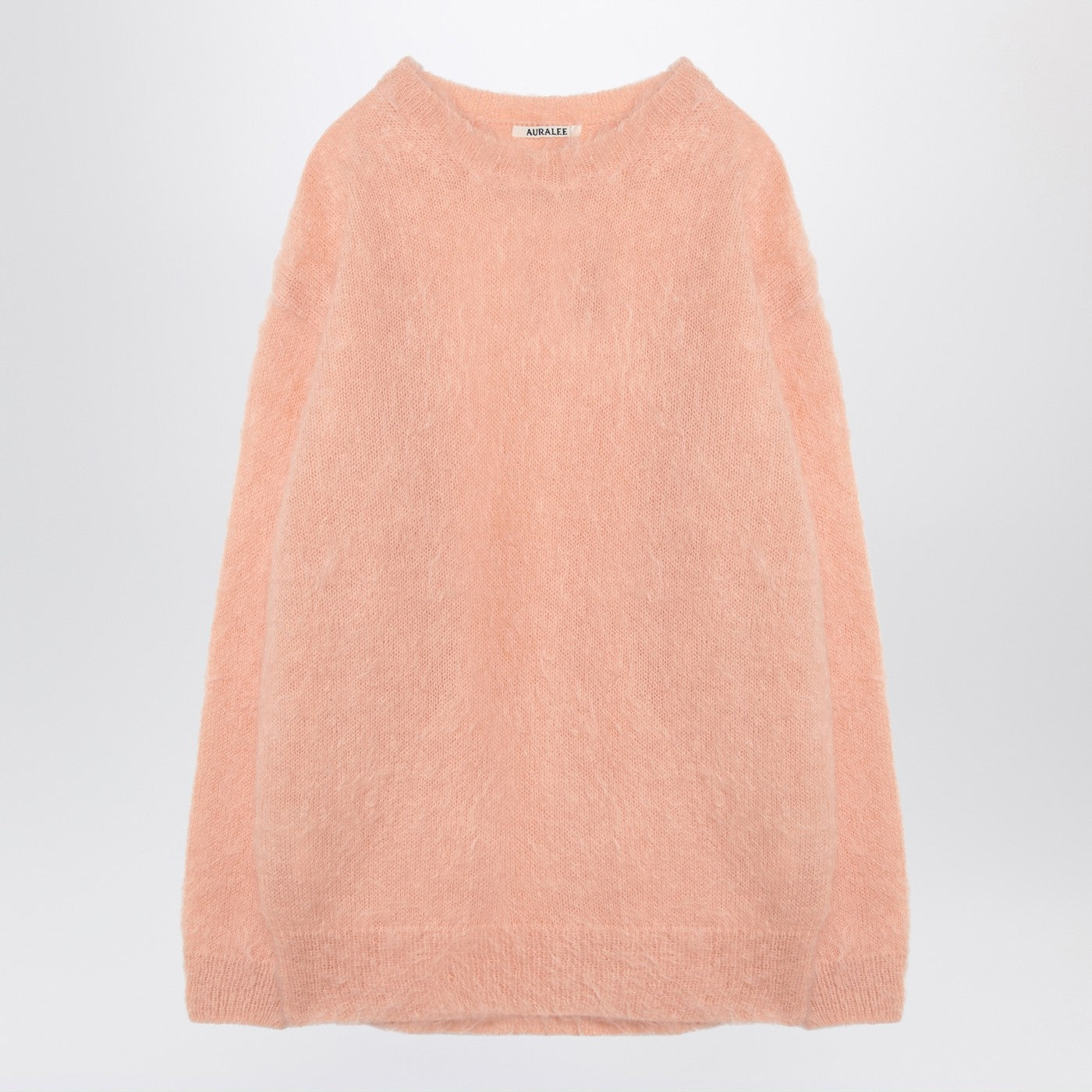 Auralee Pink Mohair And Wool Jumper Men AURALEE