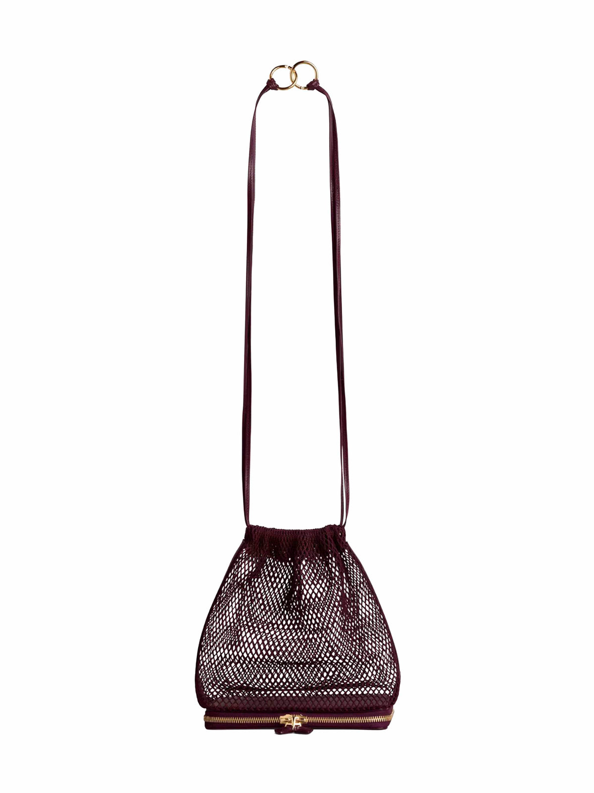 Alaïa Women Garnet Red Le Pochon Drawstring Bag<Br/> ALAIA