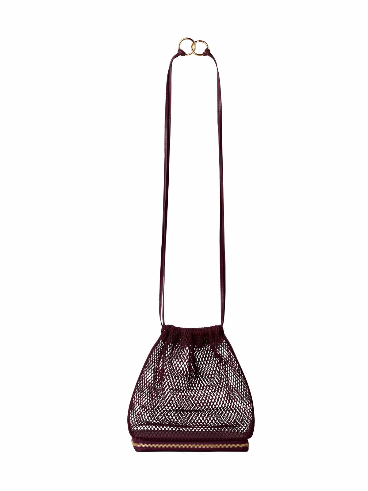 Alaïa Women Garnet Red Le Pochon Drawstring Bag<Br/> ALAIA