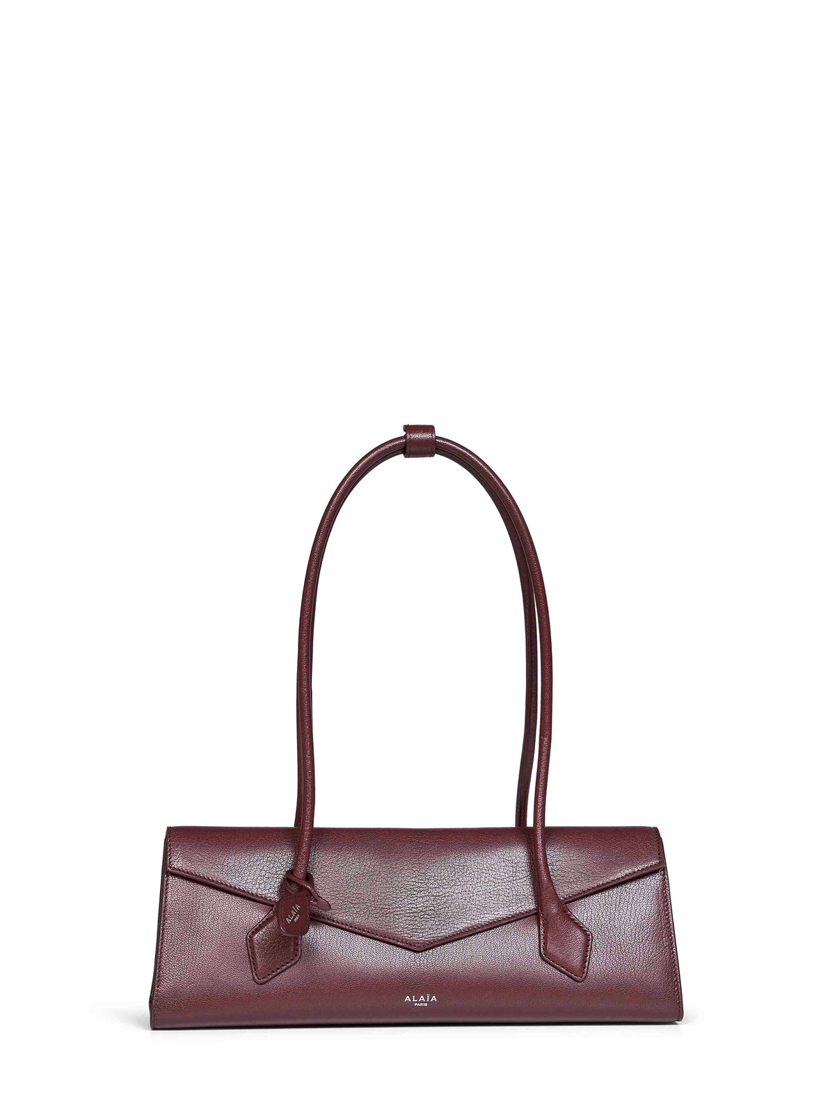 Alaïa Women Garnet Red Le Teckel Flap Medium Shoulder Bag ALAIA