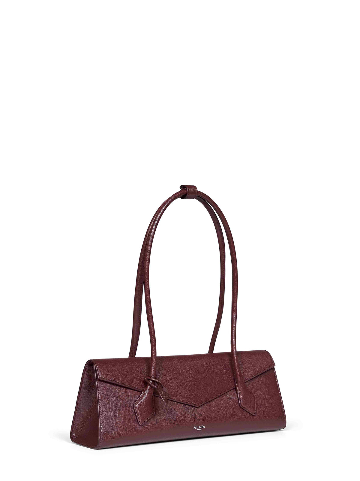 Alaïa Women Garnet Red Le Teckel Flap Medium Shoulder Bag ALAIA