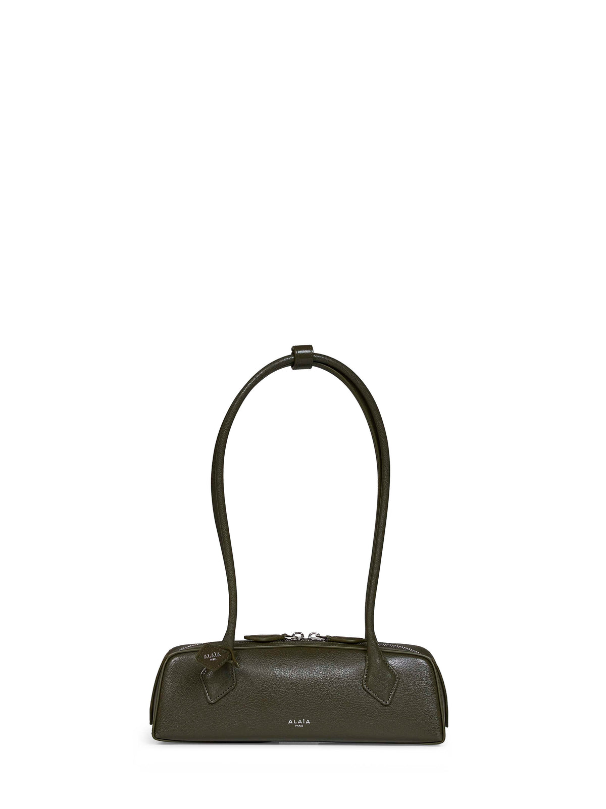 Alaïa Women Camouflage Green Le Teckel Small Shoulder Bag ALAIA