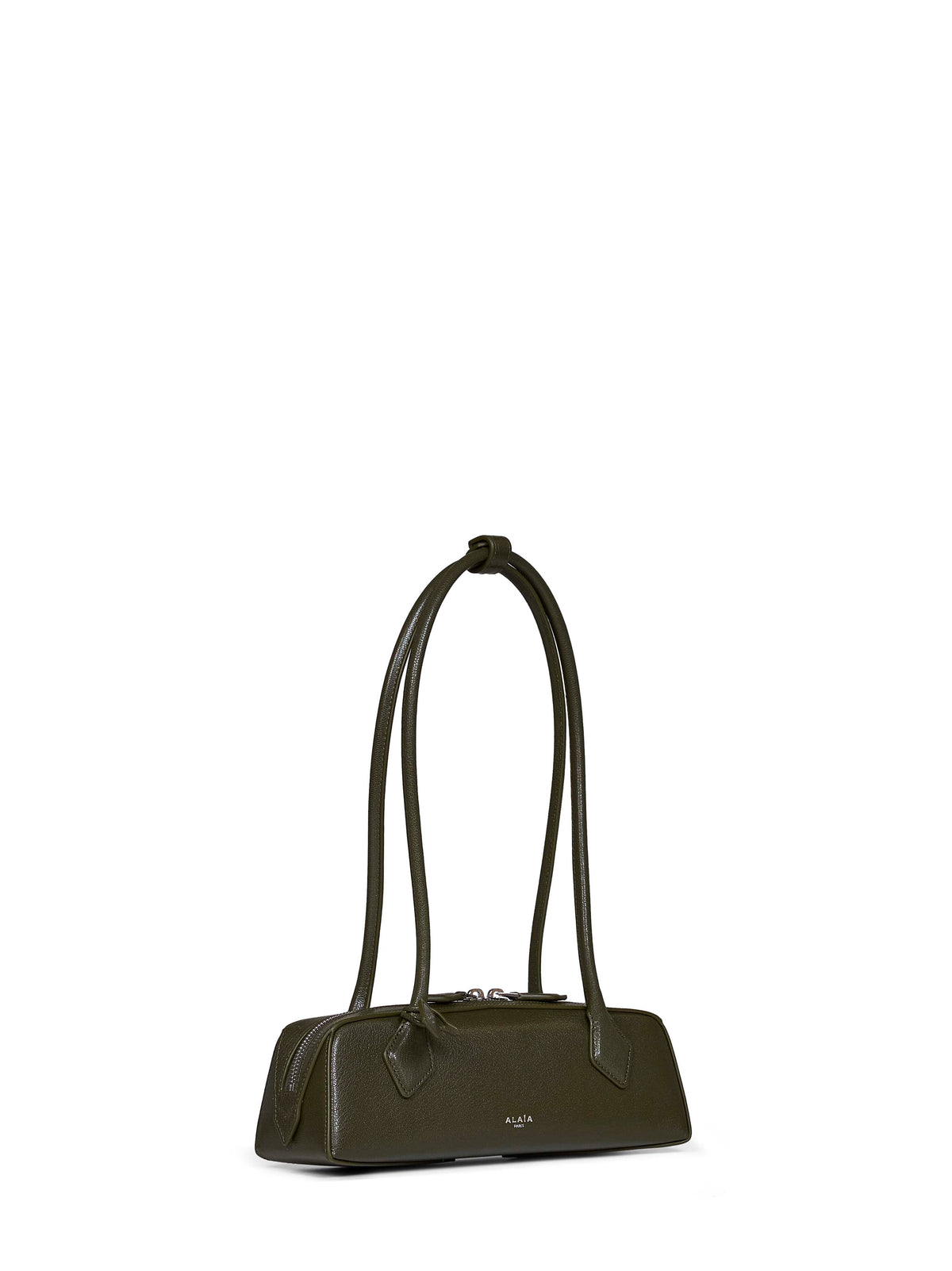Alaïa Women Camouflage Green Le Teckel Small Shoulder Bag ALAIA