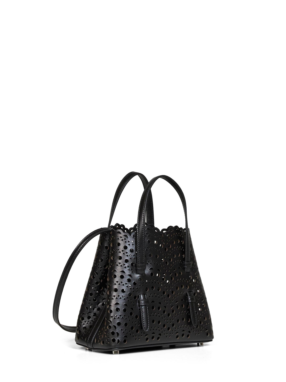 Alaïa Women Black Mina 20 Small Tote Bag ALAIA