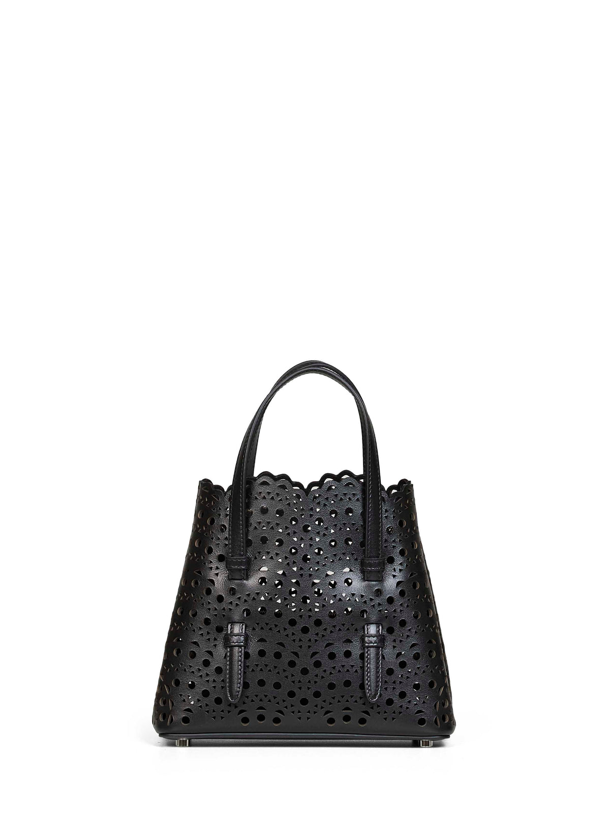 Alaïa Women Black Mina 20 Small Tote Bag ALAIA