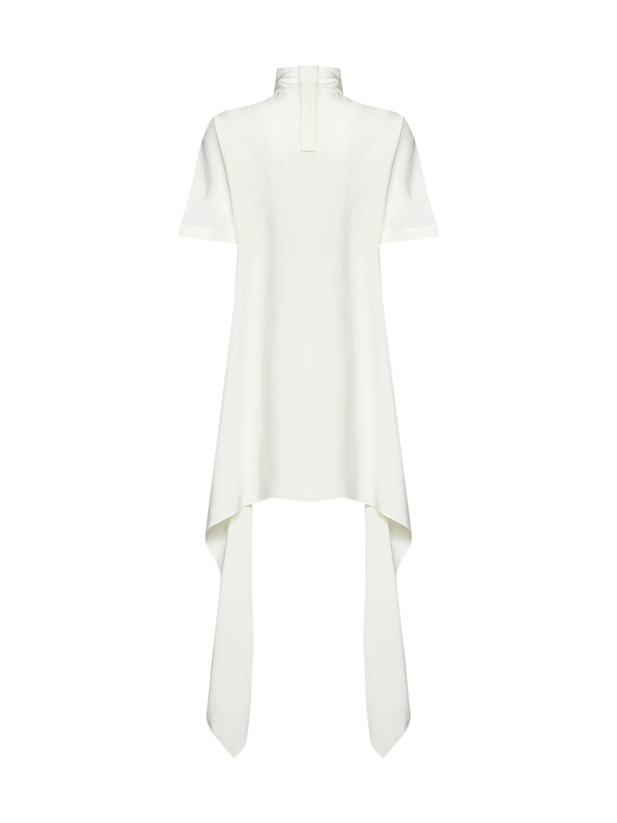 Alaïa Women Cream White Cady Asymmetric Top ALAIA