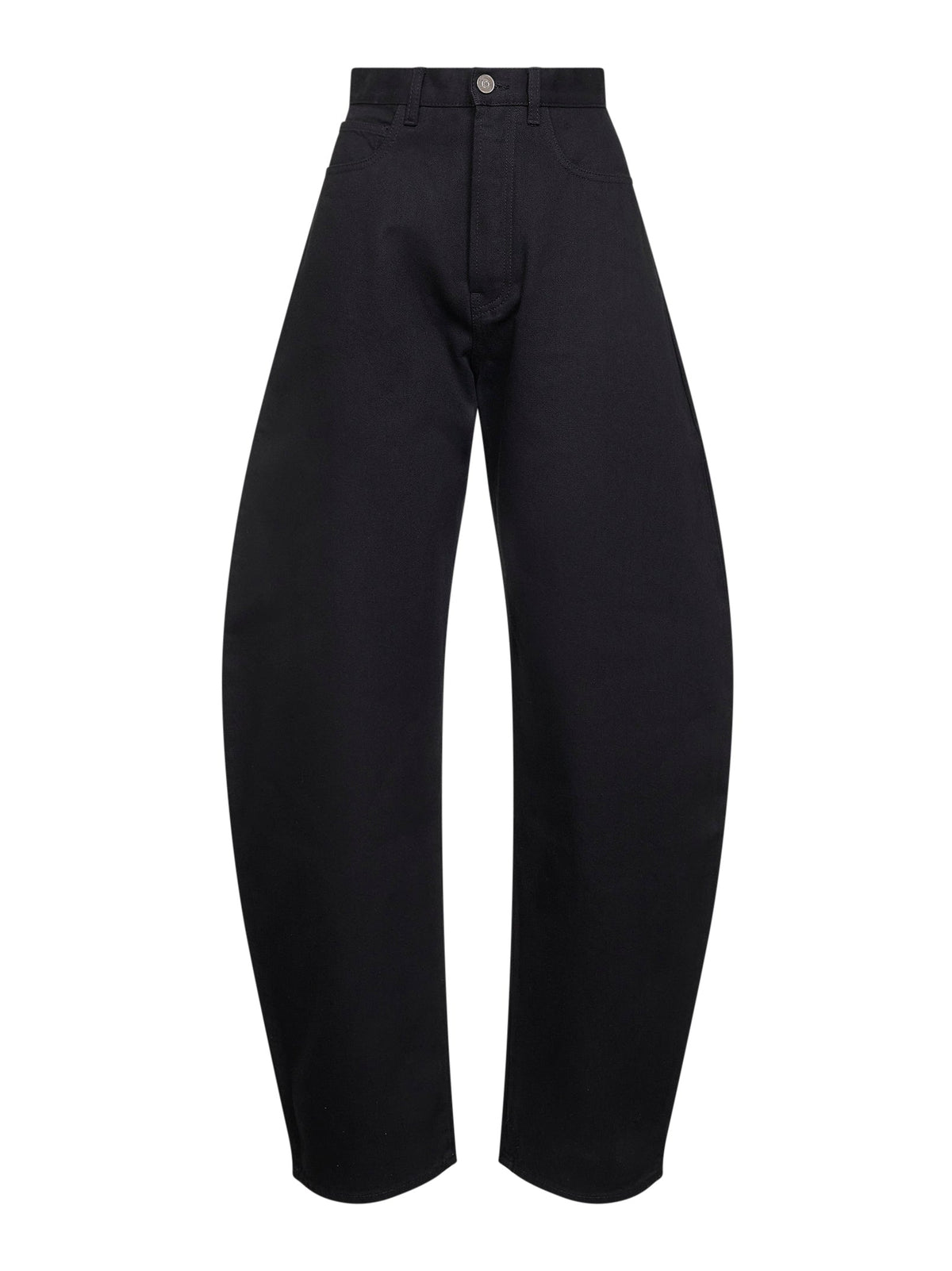 Alaïa Women "Round" Wide-Leg Jeans ALAIA