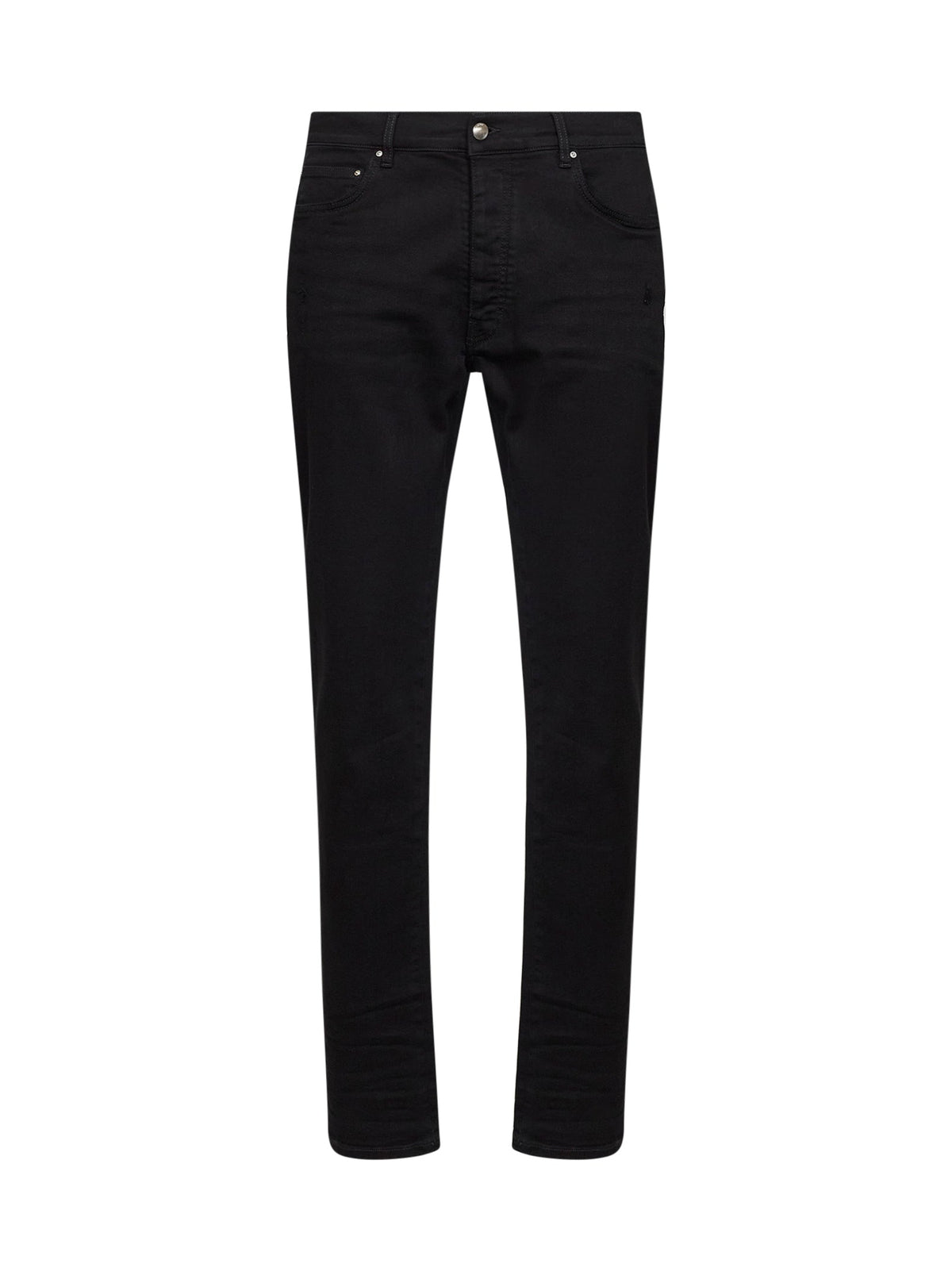 Amiri Men Black Stretch Cotton Denim Stack Skinny-Fit Jeans AMIRI