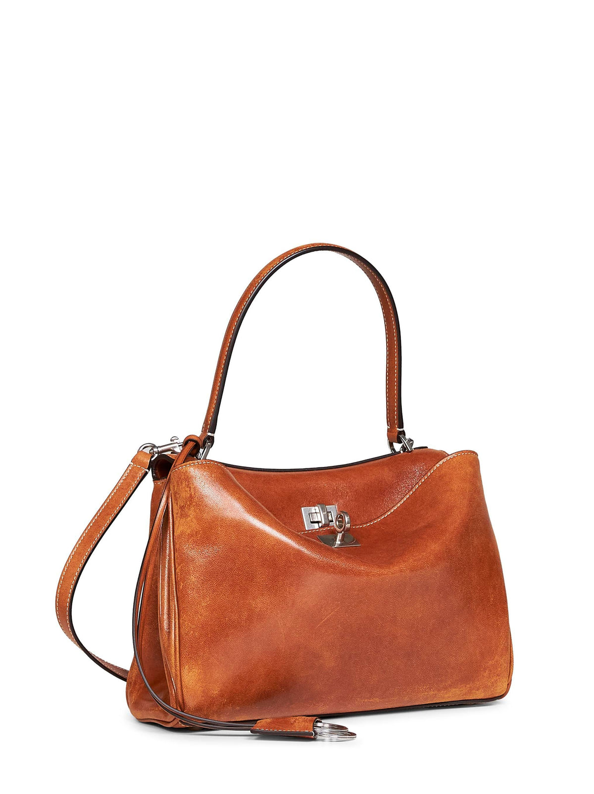 Balenciaga Women Tan Cowboy Rodeo Small Handbag BALENCIAGA