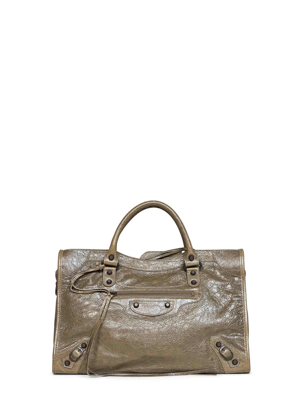 Balenciaga Women Army Green Le City Medium Bag Handbag BALENCIAGA
