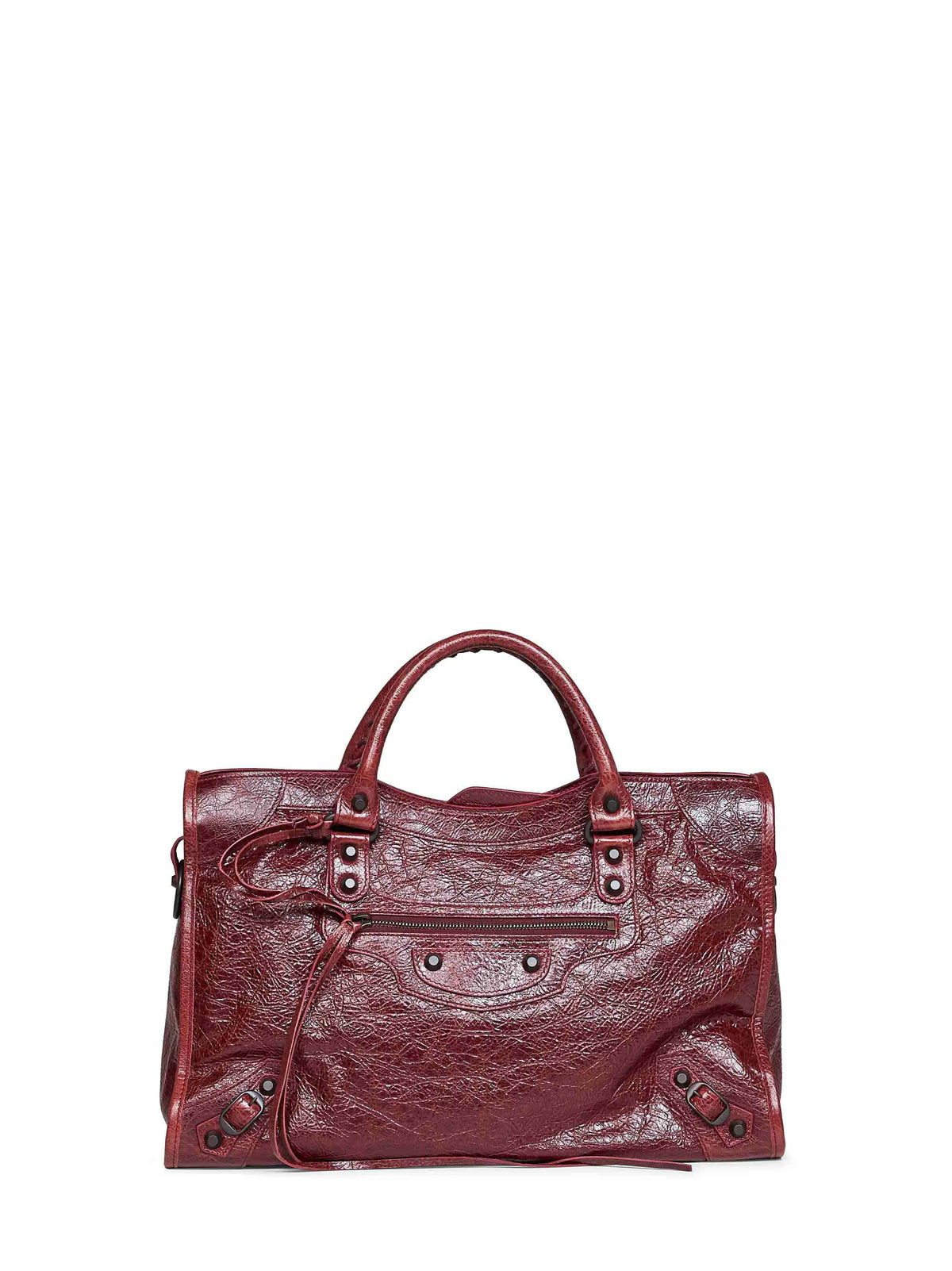 Balenciaga Women Berry Red Le City Medium Bag Handbag BALENCIAGA
