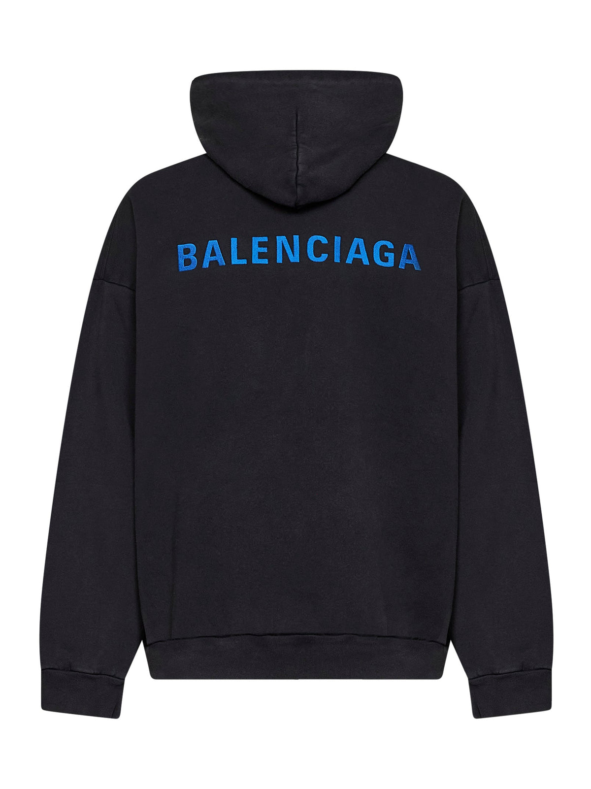 Balenciaga Men Black Balenciaga Back Medium Fit Hoodie BALENCIAGA