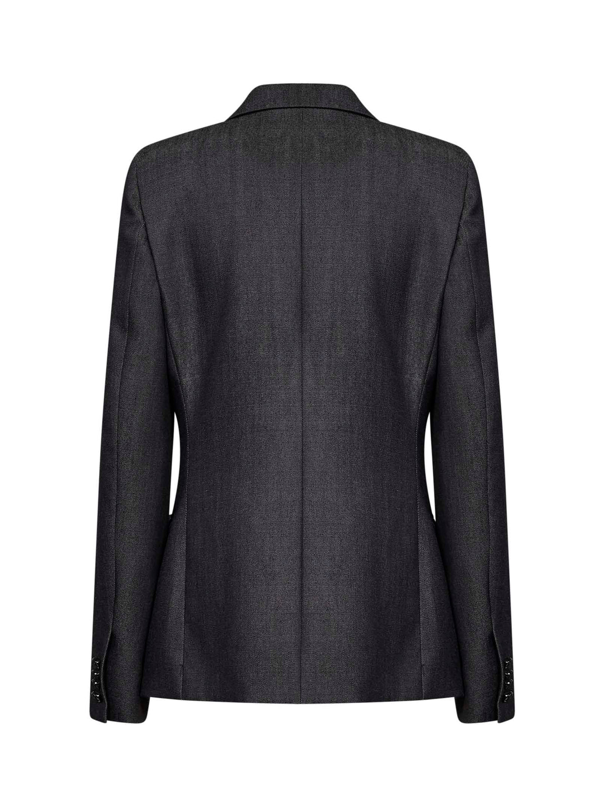 Balenciaga Women Dark Navy Double-Breasted Tailored Jacket BALENCIAGA