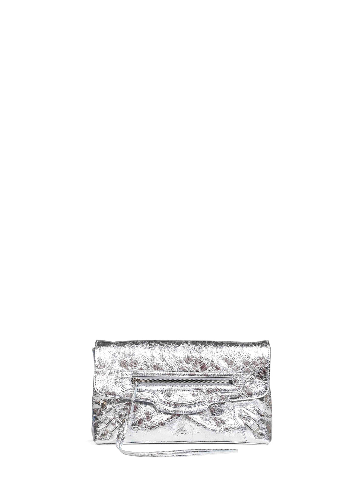 Balenciaga Women Silver Le City Clutch BALENCIAGA