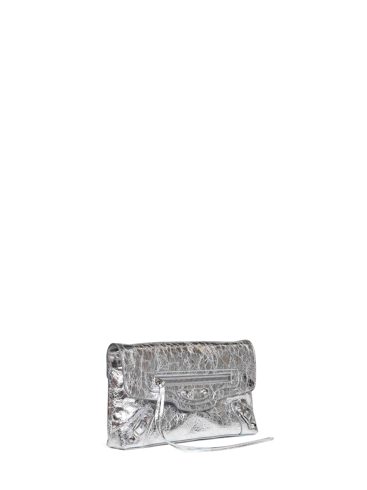 Balenciaga Women Silver Le City Clutch BALENCIAGA