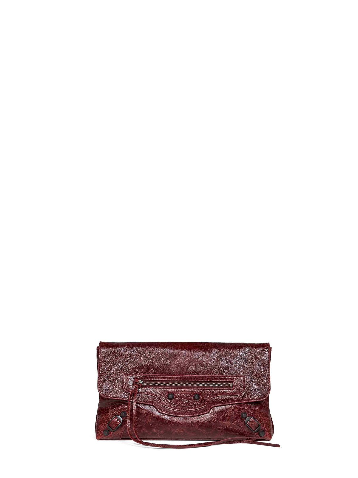 Balenciaga Women Berry Red Le City Clutch BALENCIAGA