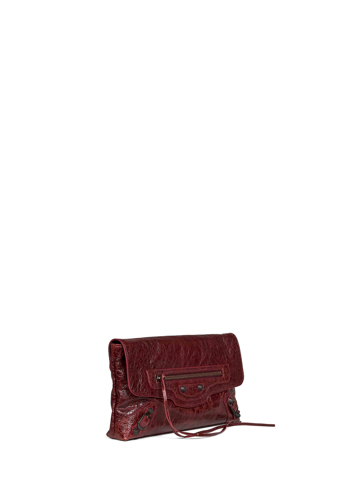 Balenciaga Women Berry Red Le City Clutch BALENCIAGA