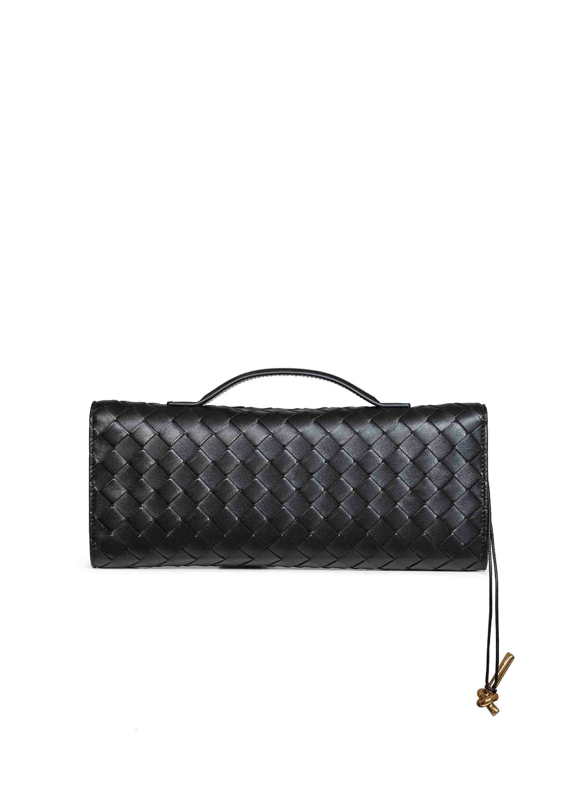 Bottega Veneta Women Black Andiamo Clutch Top Handle Clutch Bag BOTTEGA VENETA