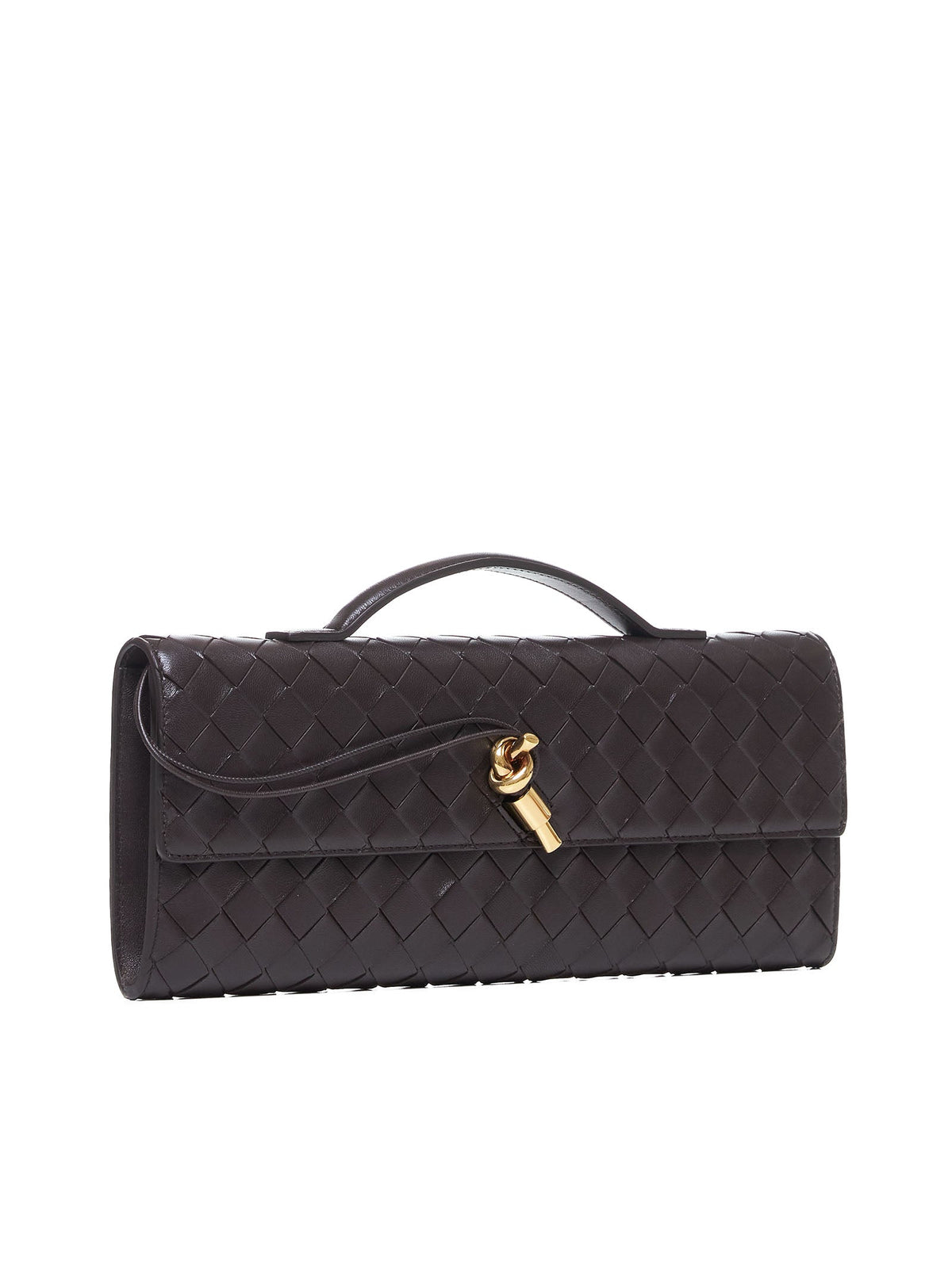 Bottega Veneta Women Fondant Andiamo Clutch Top Handle Clutch Bag BOTTEGA VENETA