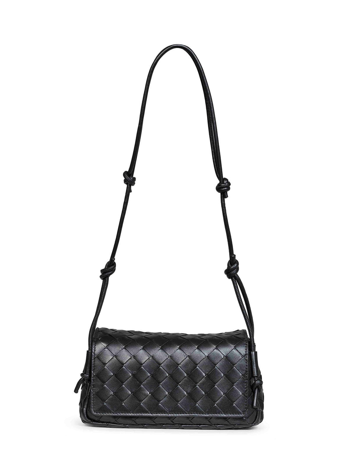 Bottega Veneta Women Black Notturno Crossbody Bag BOTTEGA VENETA