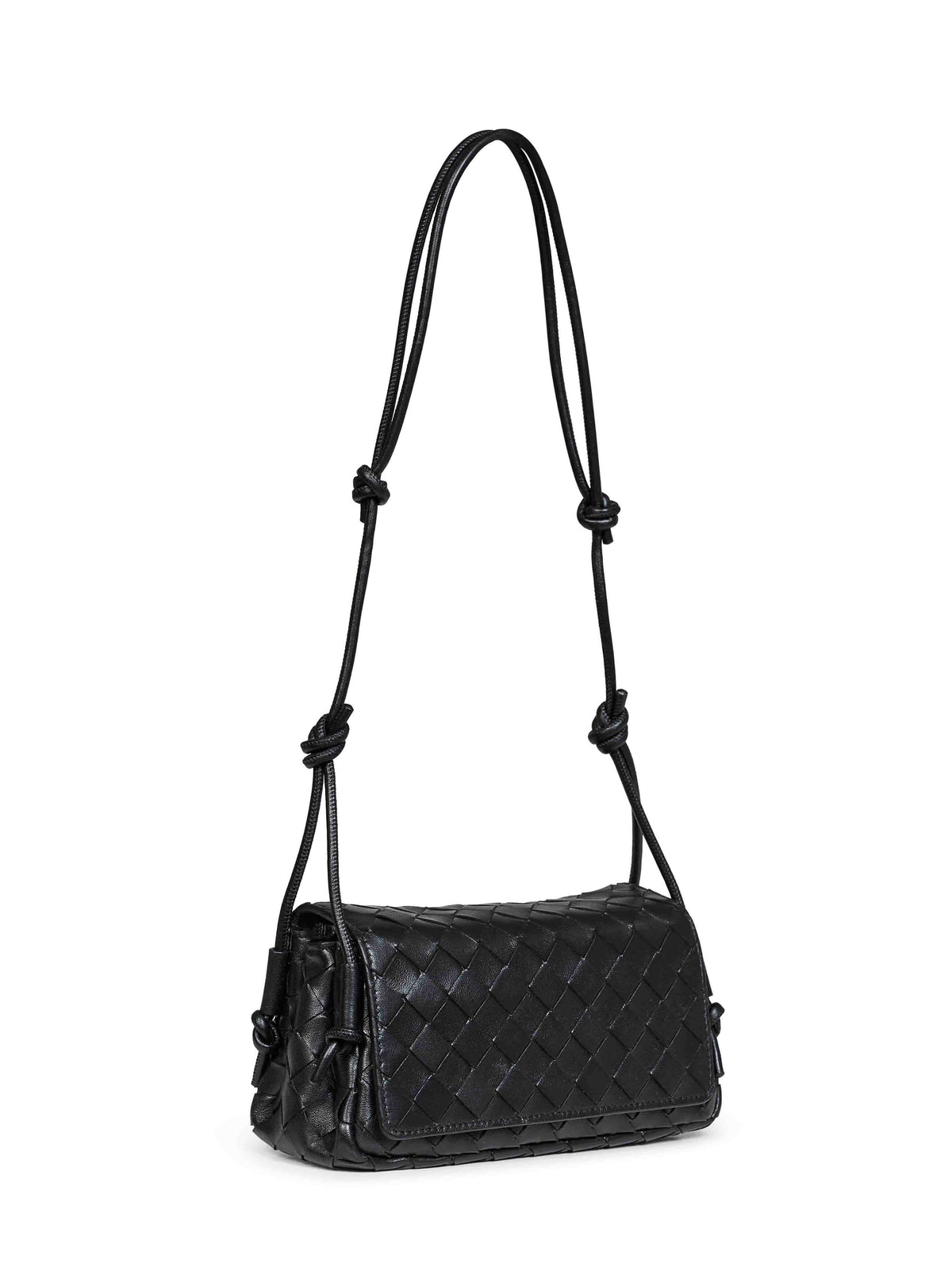 Bottega Veneta Women Black Notturno Crossbody Bag BOTTEGA VENETA