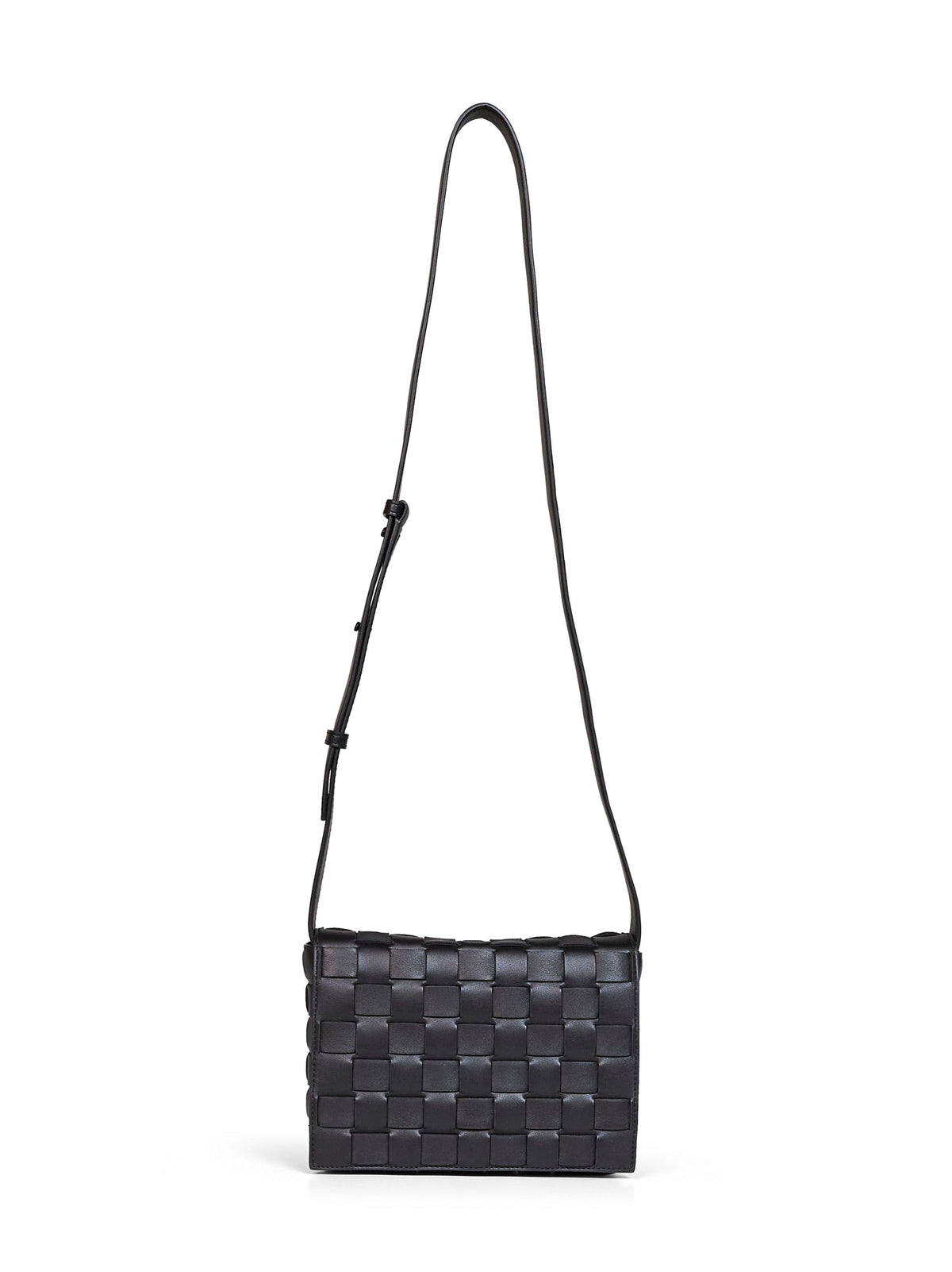 Bottega Veneta Men Black Orto Messenger Bag BOTTEGA VENETA