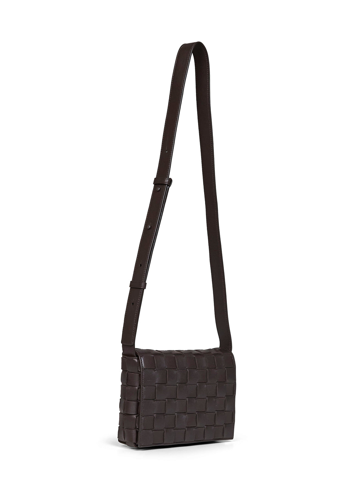 Bottega Veneta Men Espresso Orto Messenger Bag BOTTEGA VENETA