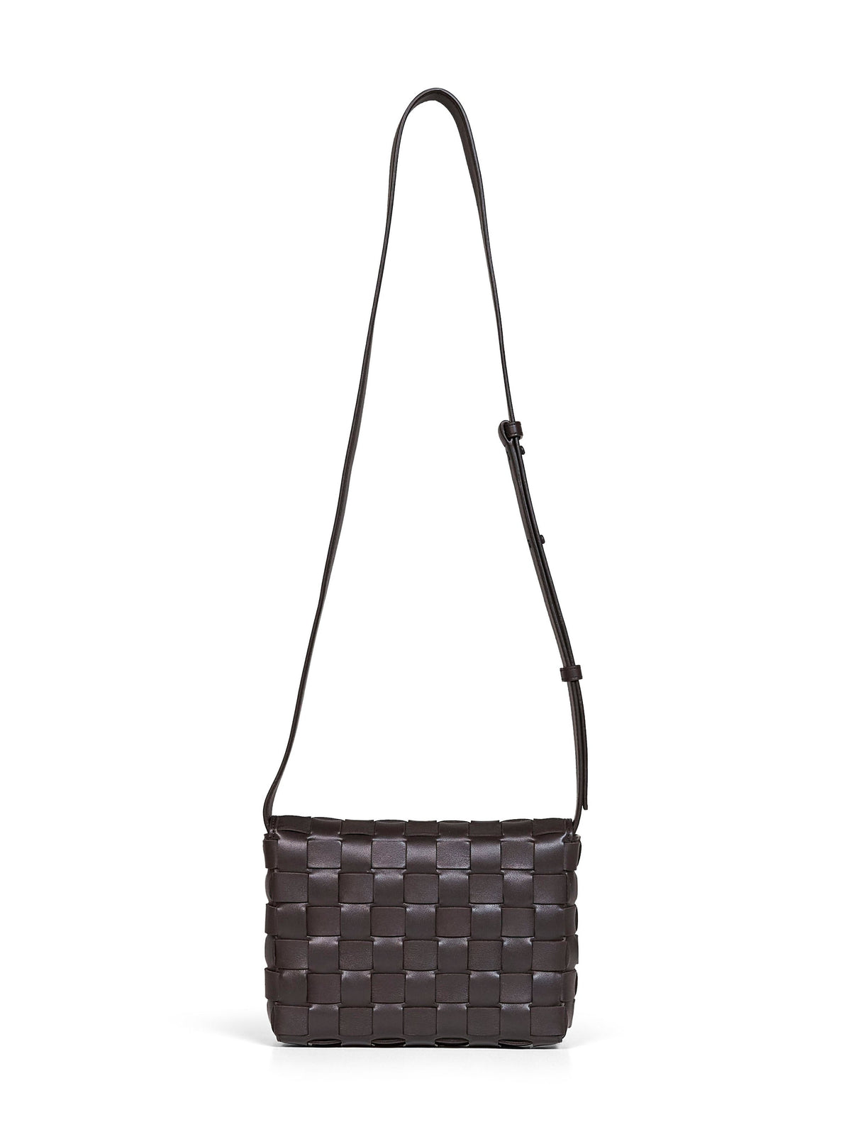 Bottega Veneta Men Espresso Orto Messenger Bag BOTTEGA VENETA
