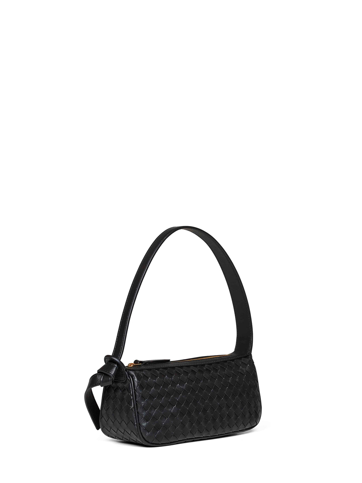 Bottega Veneta Women Black Knot Shoulder Bag BOTTEGA VENETA