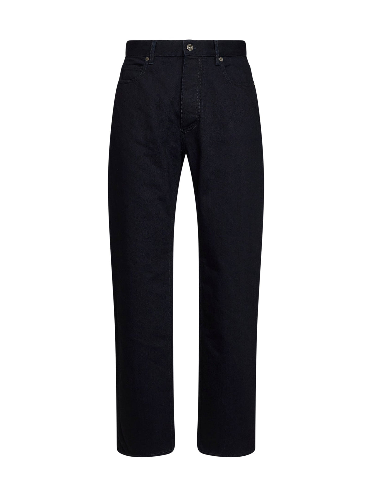 Bottega Veneta Men Dark Indigo Cotton Denim Straight-Leg Jeans BOTTEGA VENETA