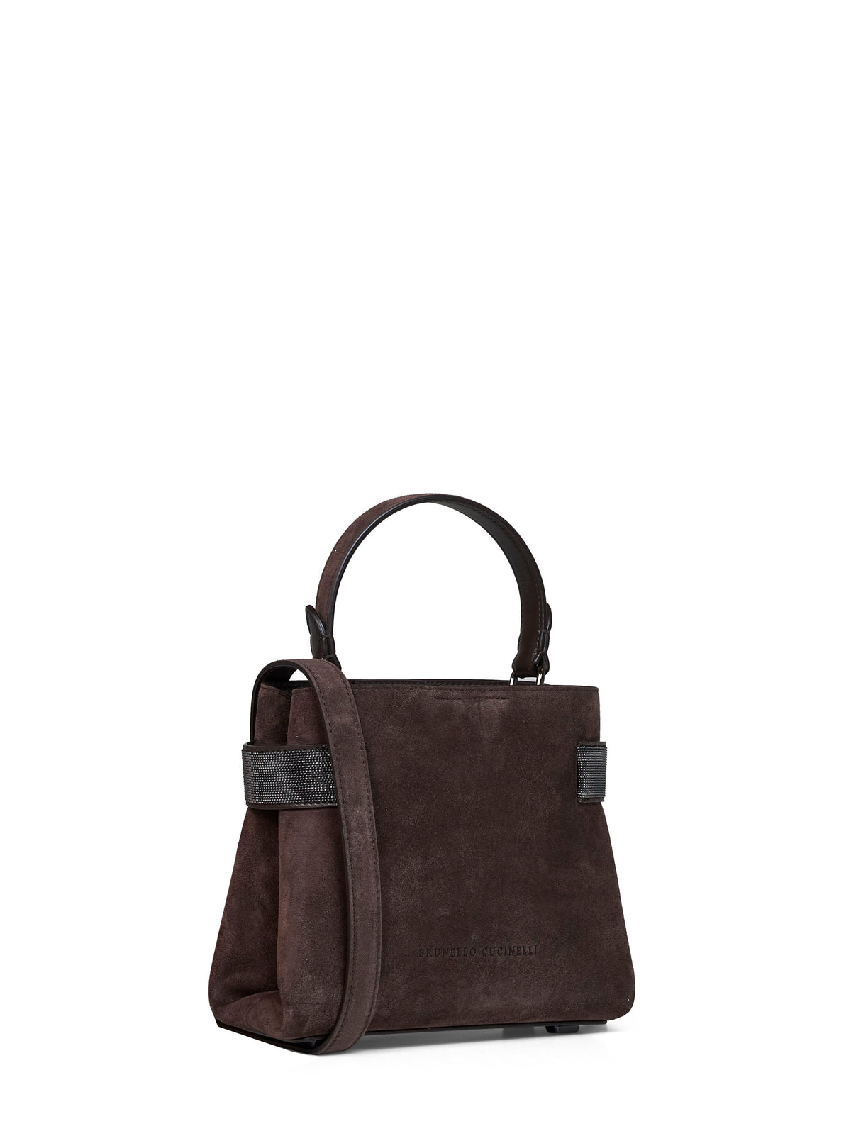 Brunello Cucinelli Women Espresso Essence Small Top-Handle Bag BRUNELLO CUCINELLI