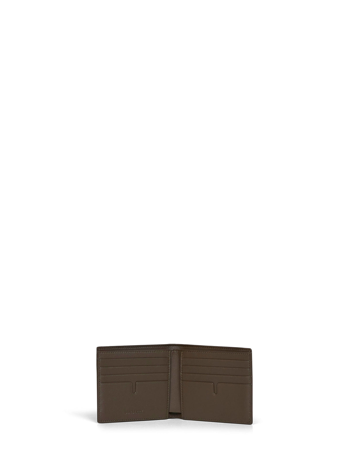 Burberry Men Sand Beige Check Bi-Fold Wallet BURBERRY