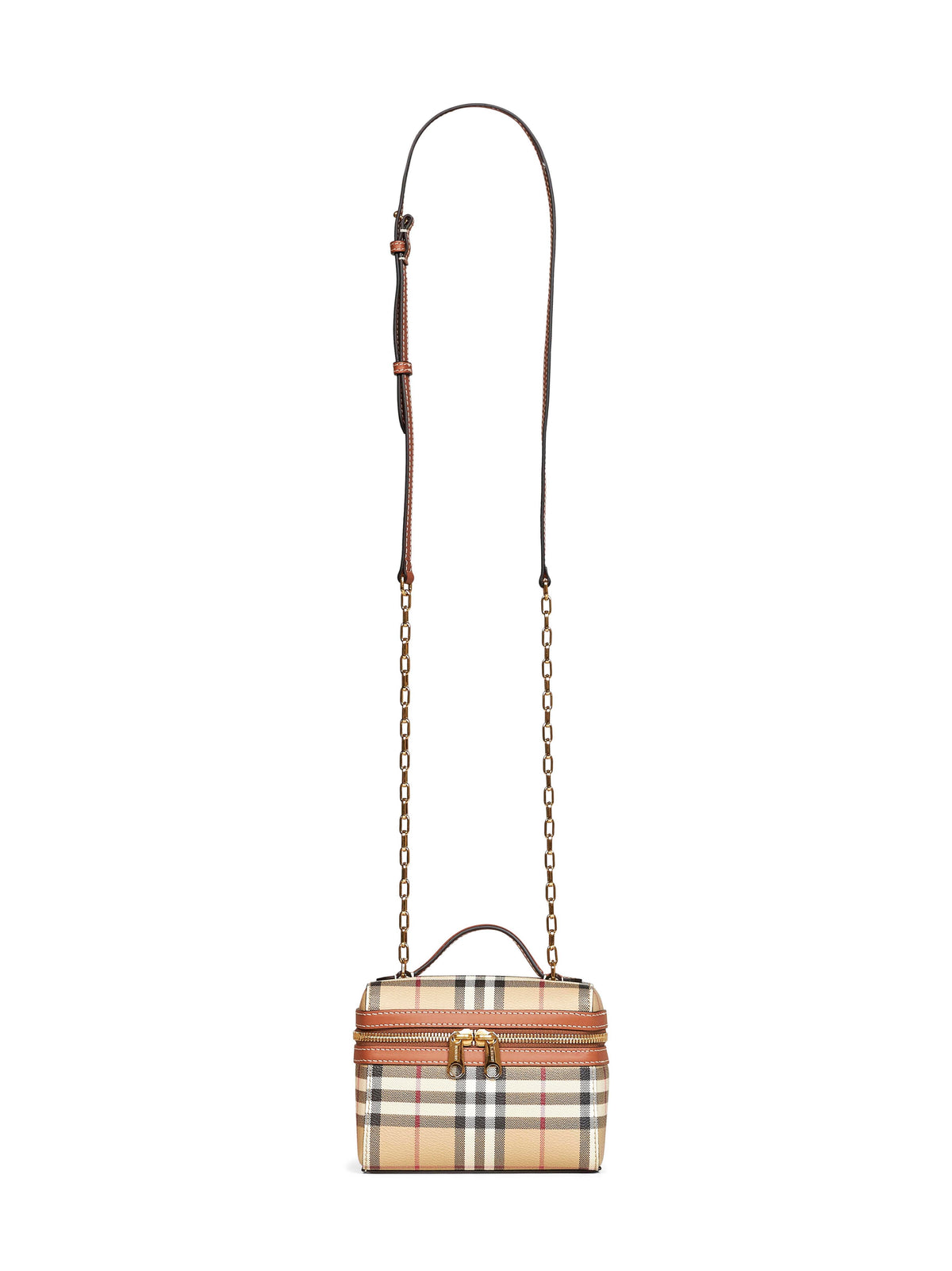 Burberry Women Beige Vanity Mini Check <Br/> BURBERRY