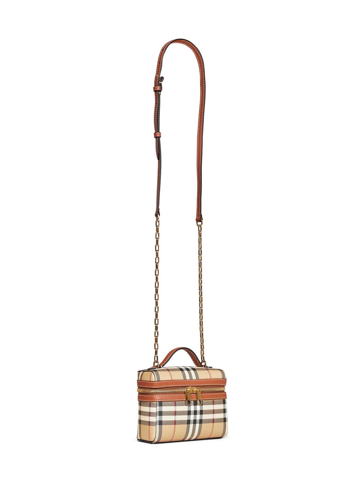 Burberry Women Beige Vanity Mini Check <Br/> BURBERRY