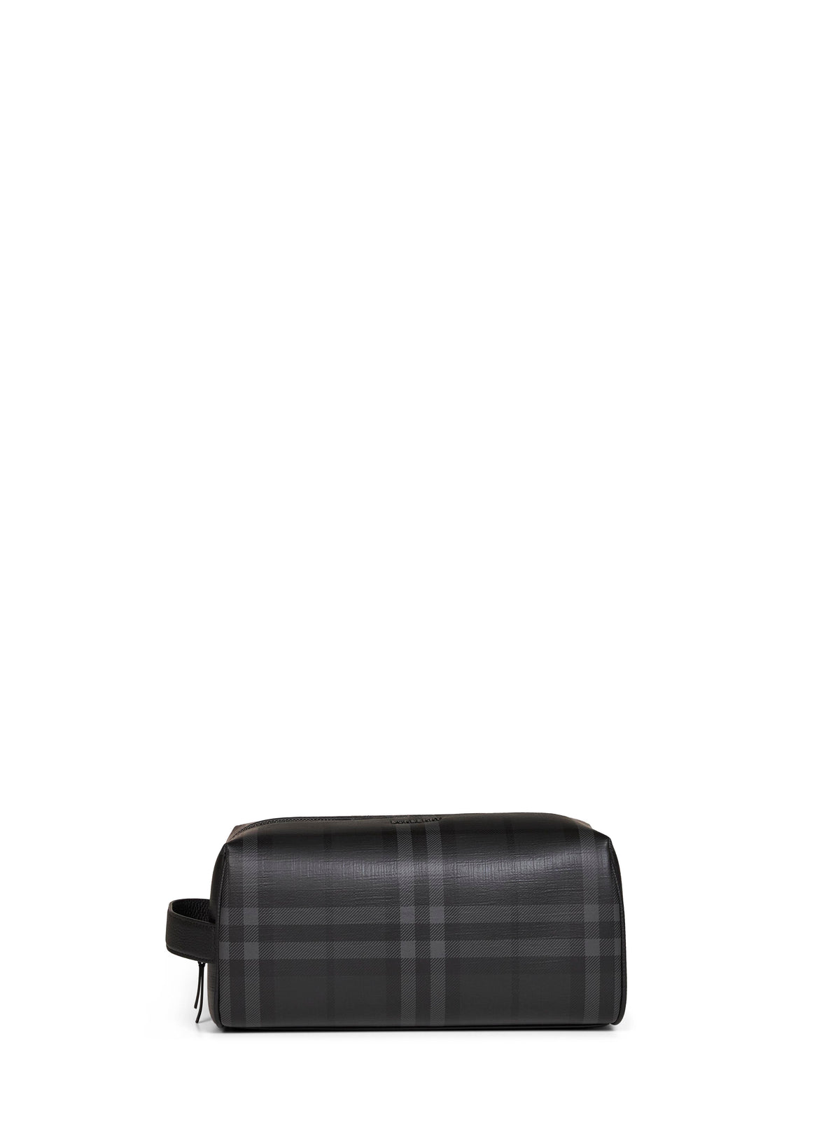 Burberry Men Iron Grey City Check Travel Case BURBERRY