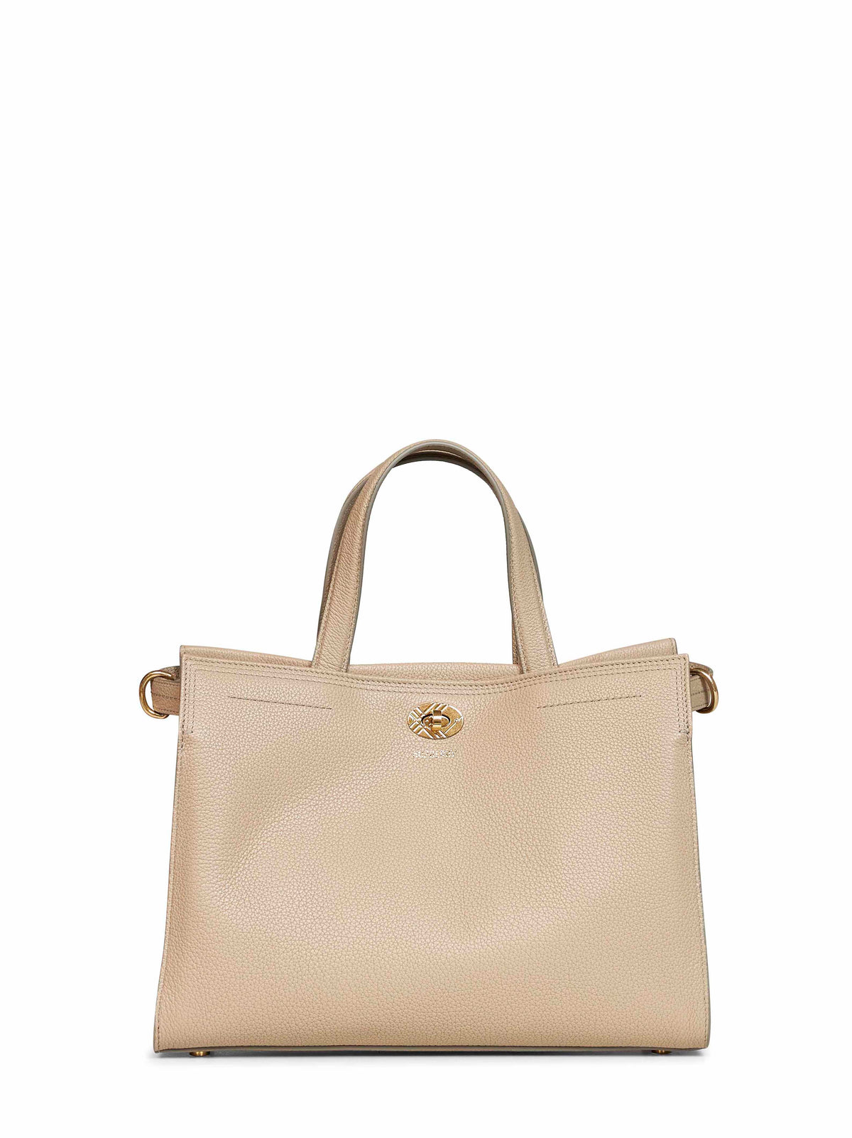 Burberry Women Beige Cotswolds Leather Tote Bag<Br/> BURBERRY