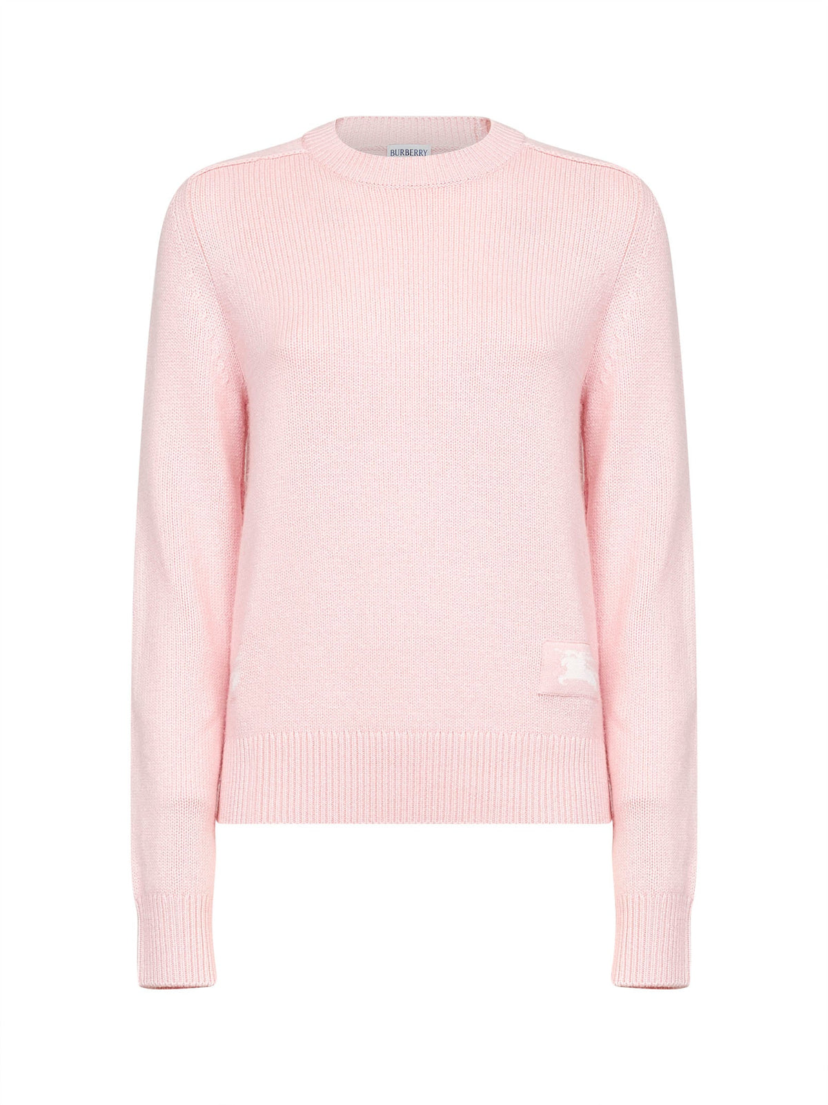 Burberry Women Peony Pink Cashmere Knit Sweater BURBERRY