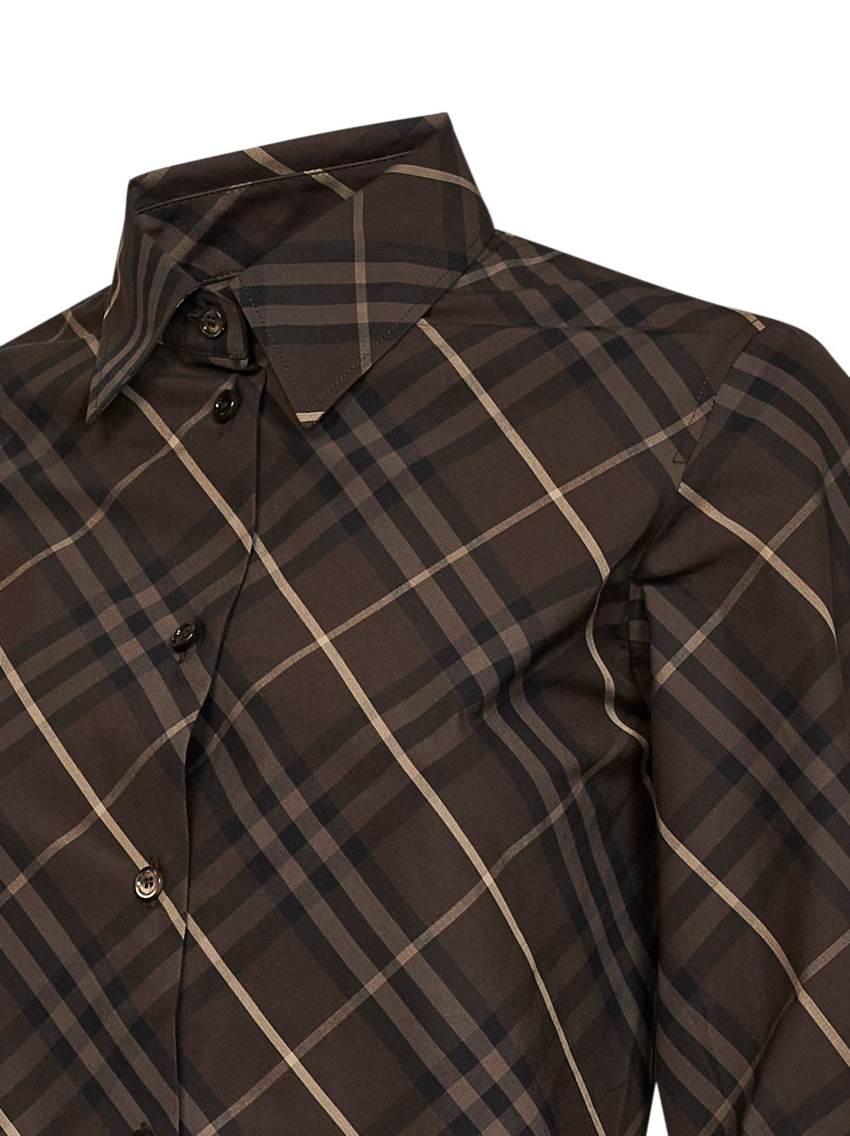Burberry Women Multicolored Burbery Check Pattern Slim-Fil Shirt <Br/> BURBERRY