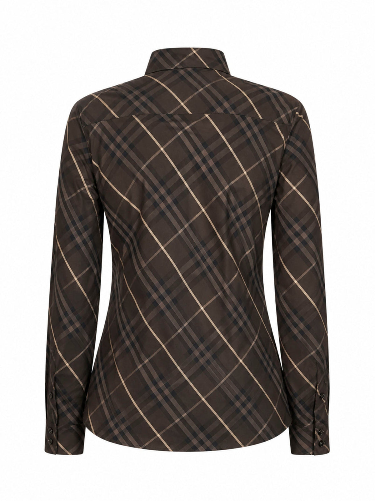 Burberry Women Multicolored Burbery Check Pattern Slim-Fil Shirt <Br/> BURBERRY