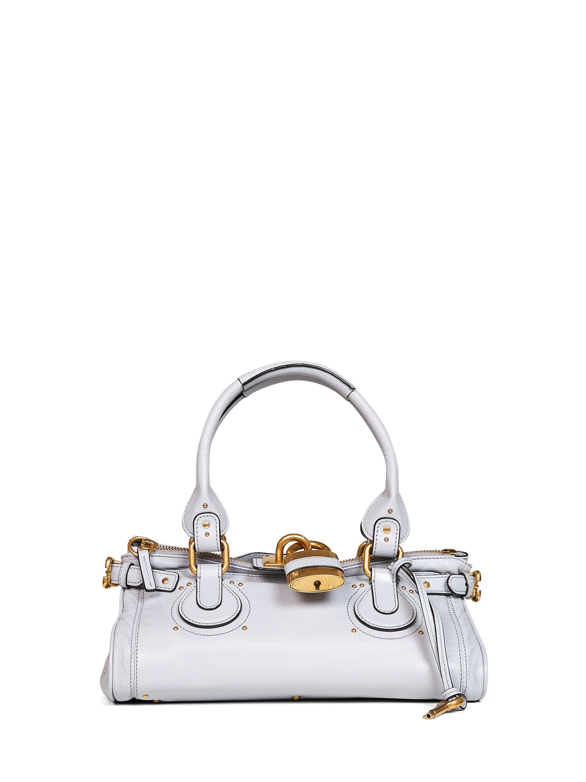 Chloé Women Greyish Blue Paddington Shoulder Bag CHLOE