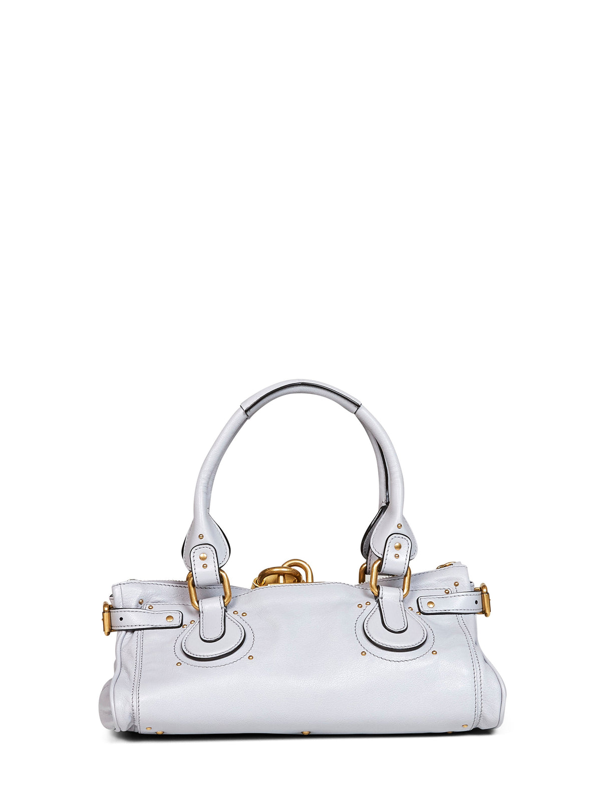 Chloé Women Greyish Blue Paddington Shoulder Bag CHLOE