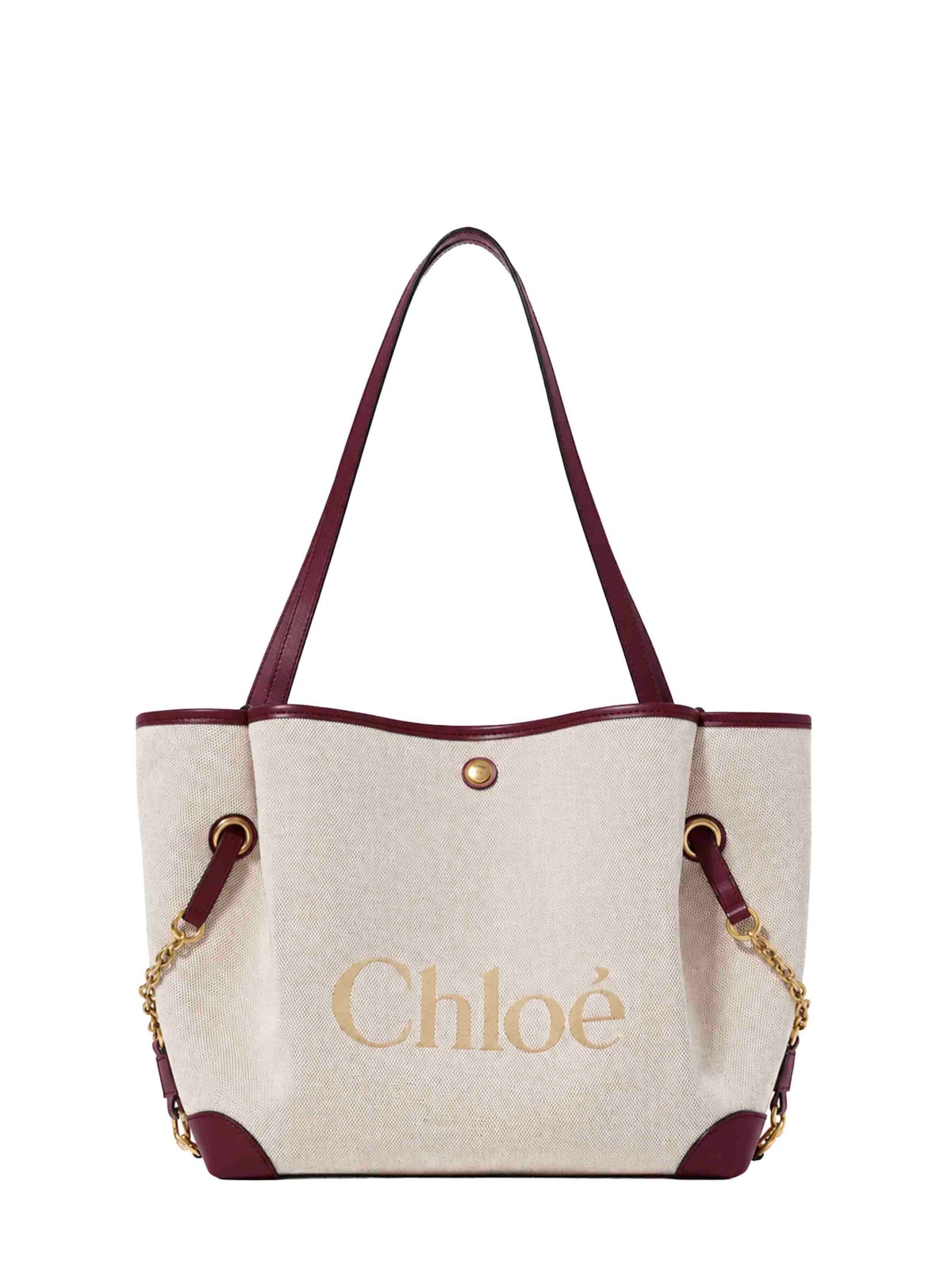 Chloé Women Crafty Brown Chloé Clover Shoulder Bag CHLOE