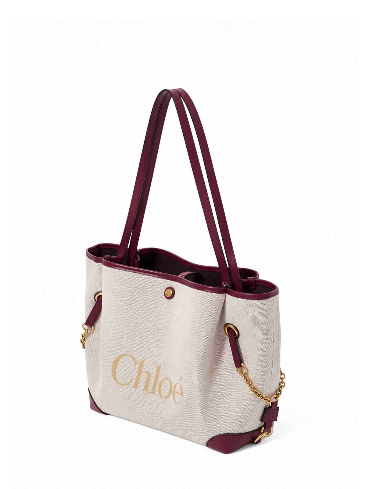 Chloé Women Crafty Brown Chloé Clover Shoulder Bag CHLOE