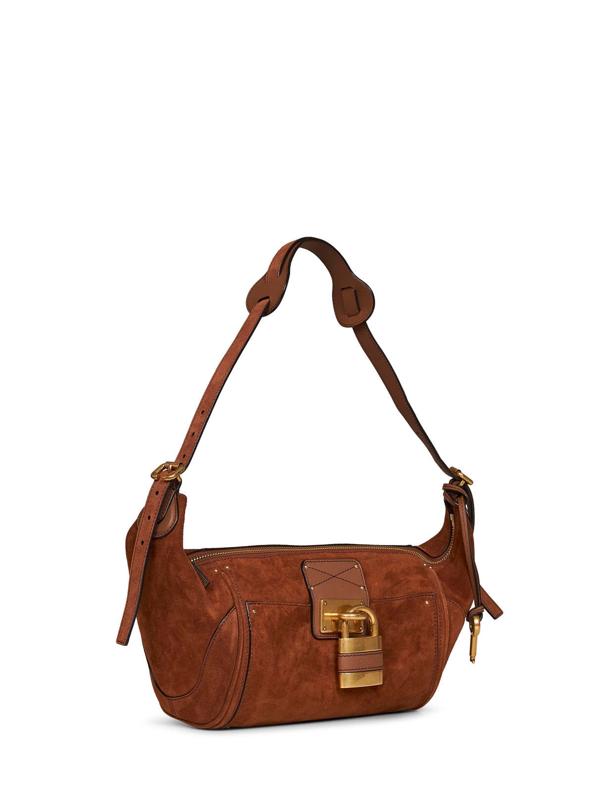 Chloé Women Vintage Brown Paddington Crossbody Bag CHLOE