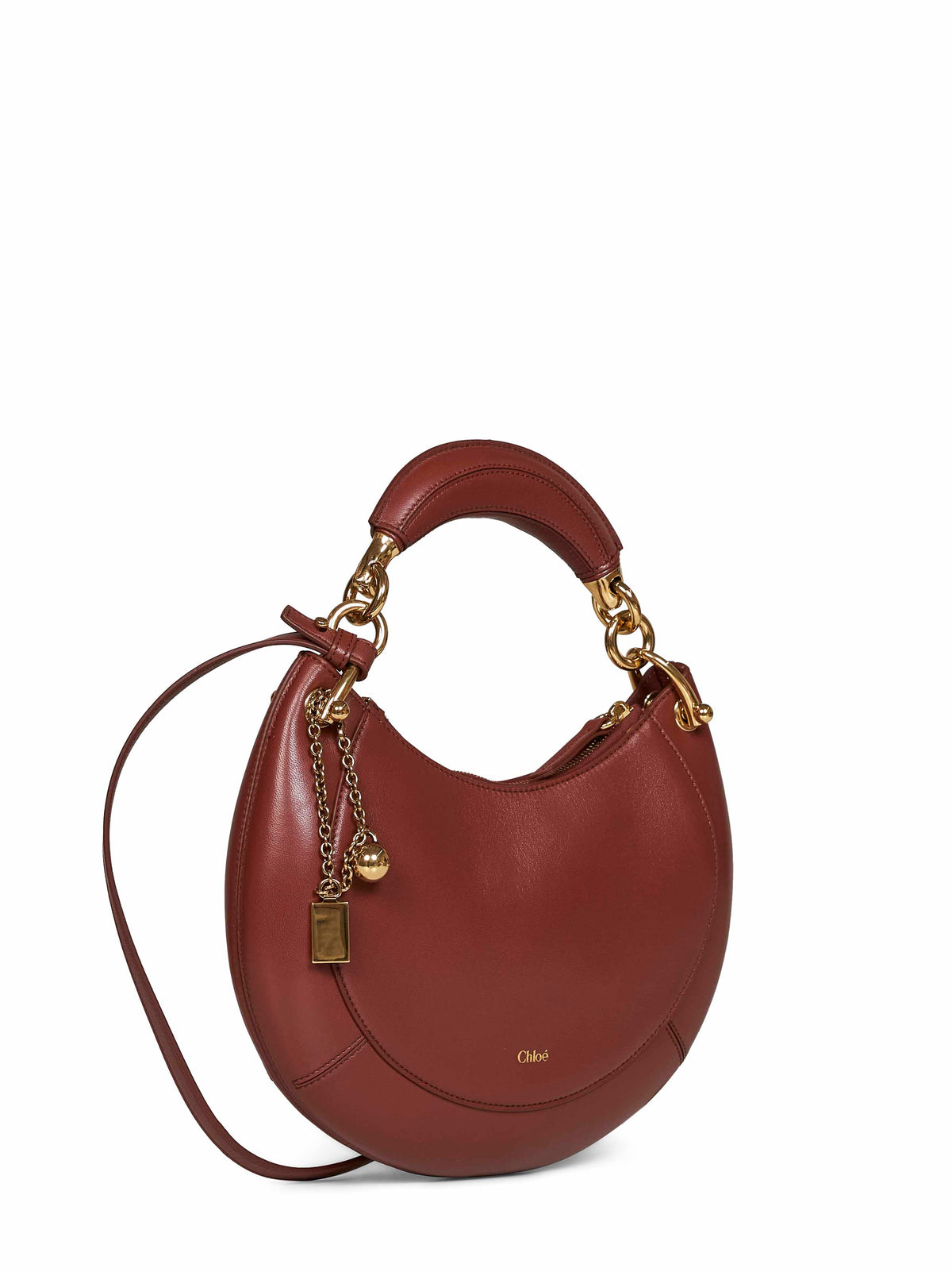 Chloé Women Blushy Brown Banana Small Hobo Bag CHLOE
