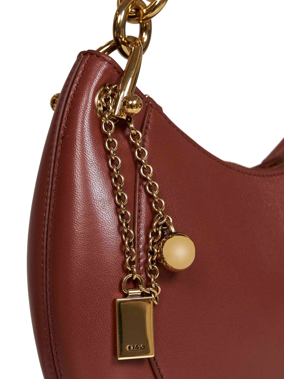 Chloé Women Blushy Brown Banana Small Hobo Bag CHLOE