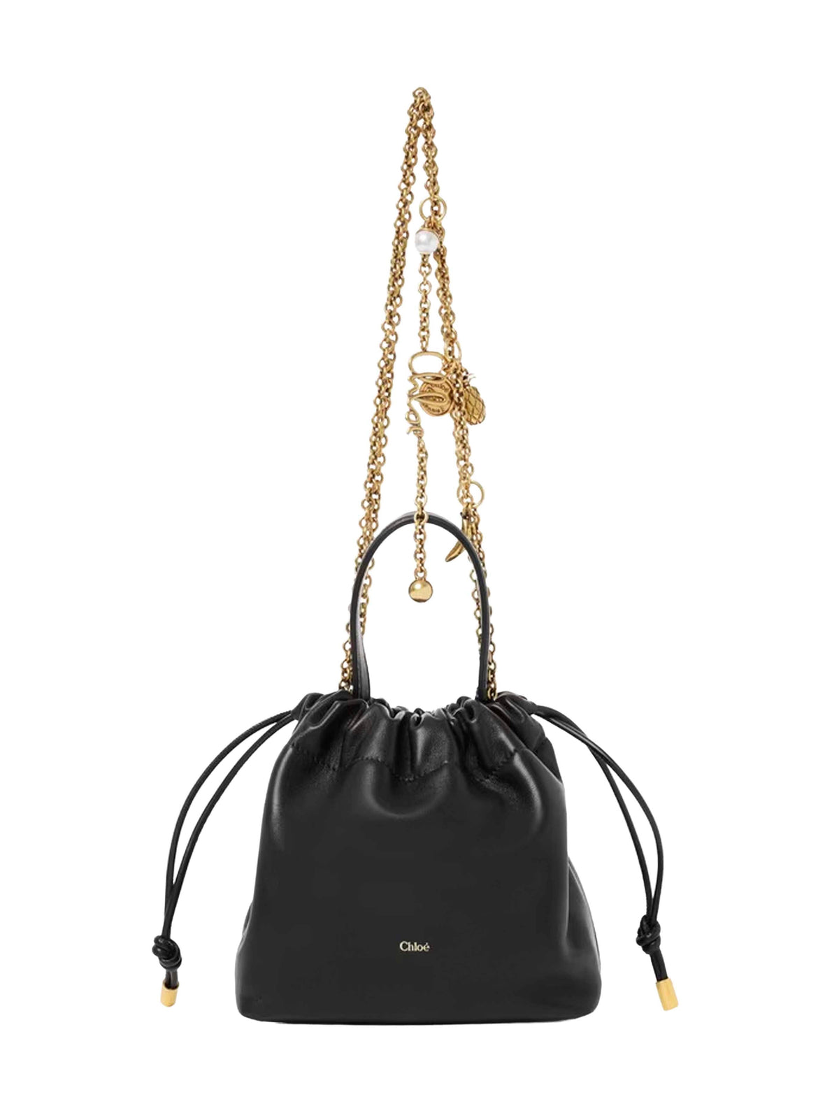 Chloé Women Black Chloé Icons Mini Shoulder Bag With Chain CHLOE