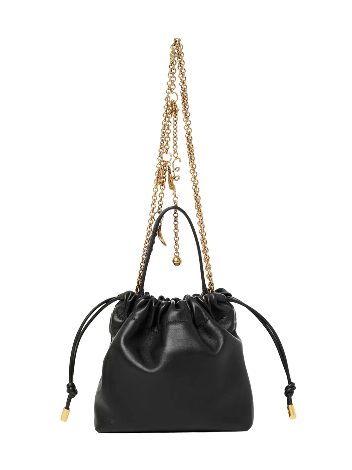 Chloé Women Black Chloé Icons Mini Shoulder Bag With Chain CHLOE