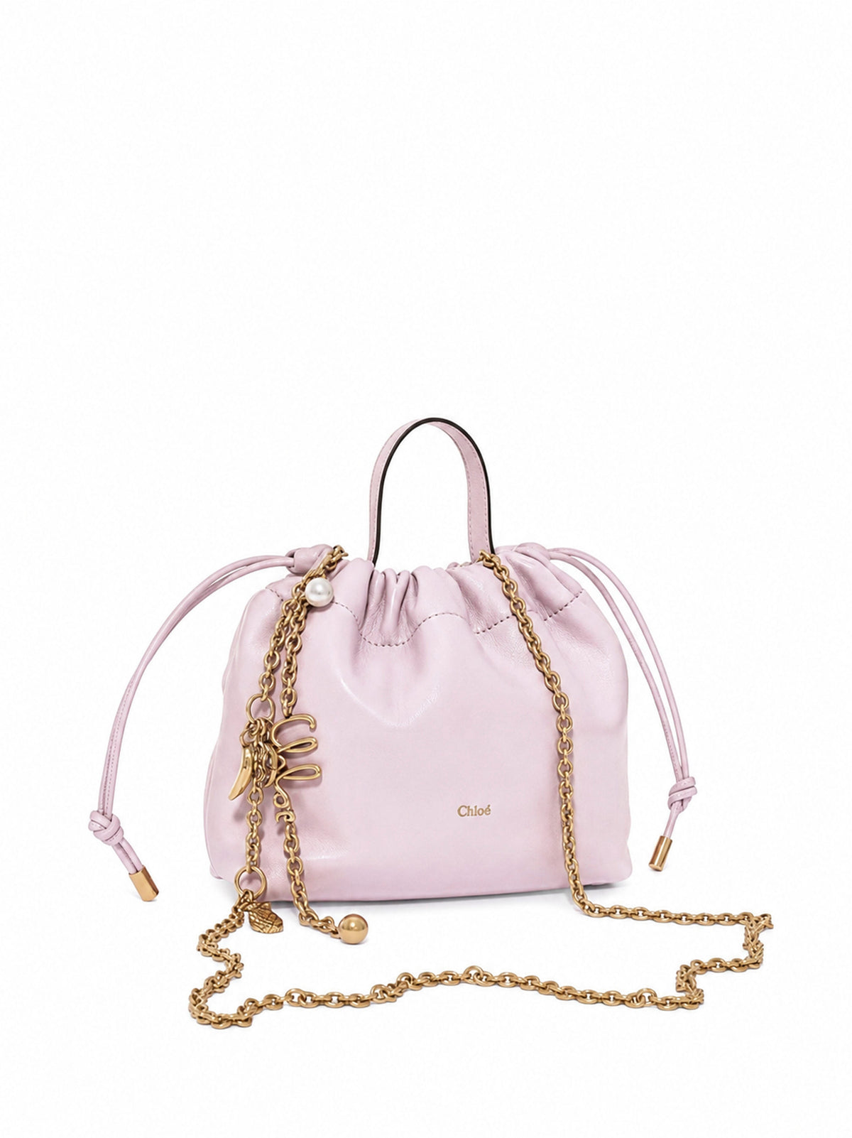 Chloé Women Light Lilac Chloé Icons Mini Shoulder Bag With Chain CHLOE