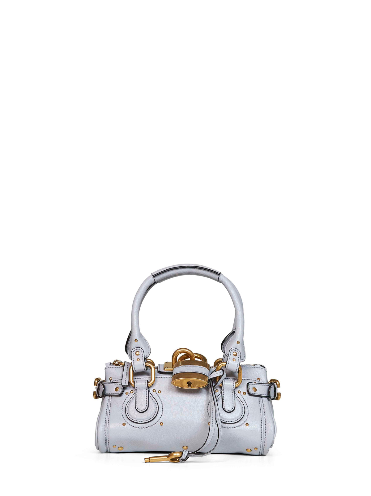 Chloé Women Greyish Blue Paddington Small Handbag CHLOE